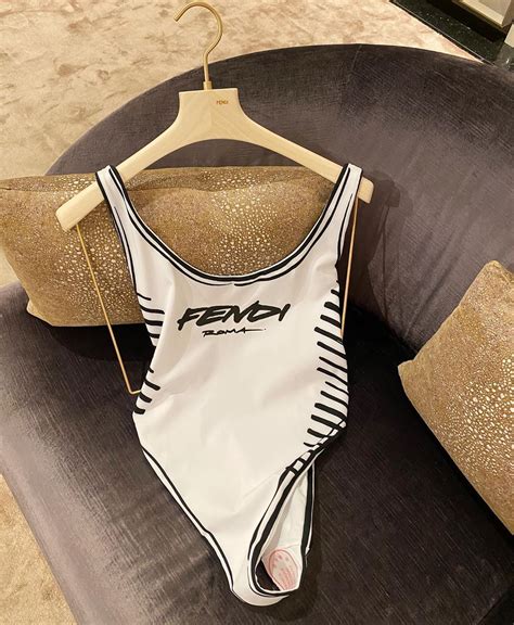 fendi roma swimsuit|fendi high waisted bikini.